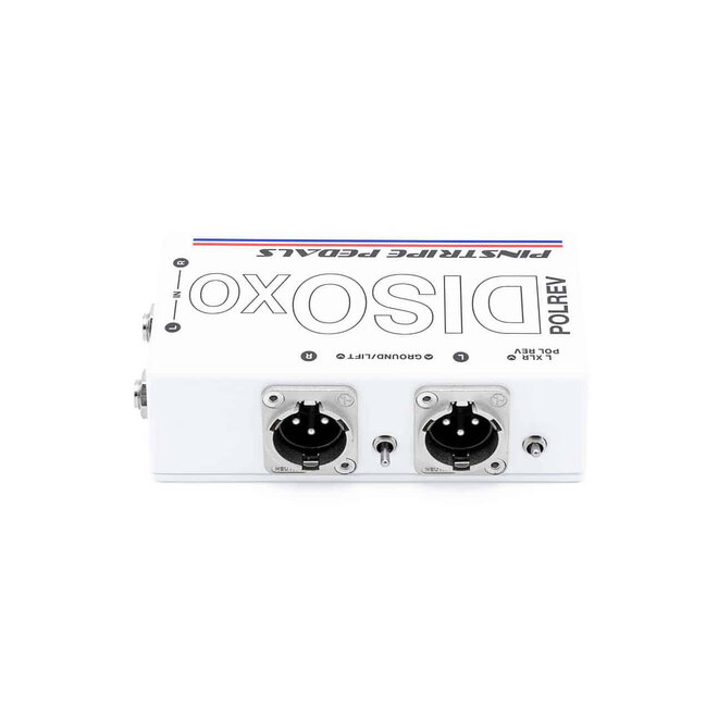 Pinstripe DISOxo POLREV Stereo Line Isolator, w/XLR Polarity Reverse Switch