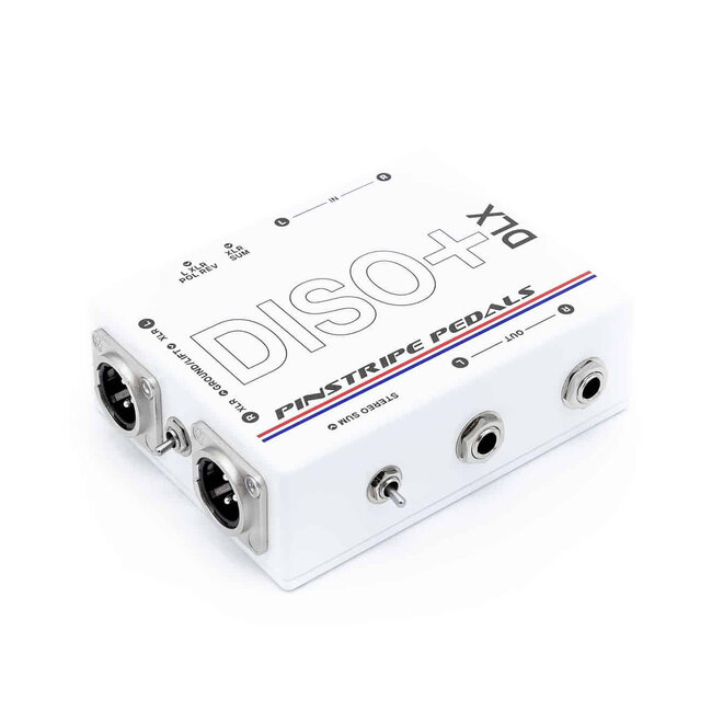 Pinstripe DISO+ Deluxe Stereo Line Isolator, w/XLR Summing & Polarity Reverse Switch
