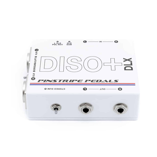 Pinstripe DISO+ Deluxe Stereo Line Isolator, w/XLR Summing & Polarity Reverse Switch