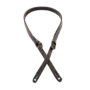 Levy's 1/2" Veg-Tan Leather Mandolin Strap, Dark Brown