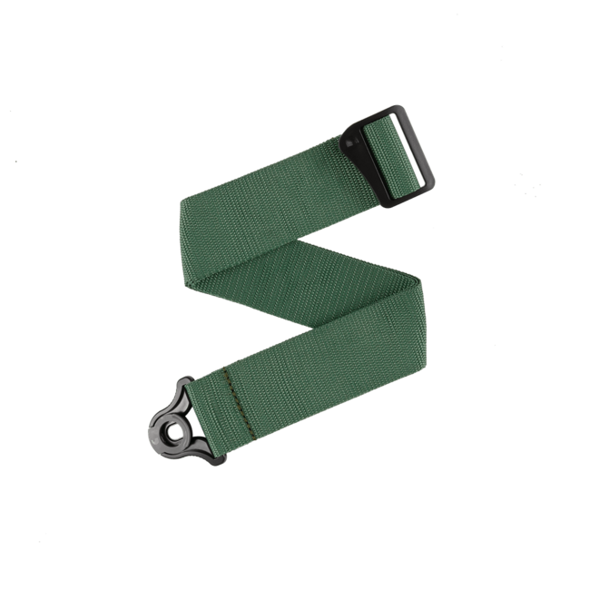 D'Addario 2” Auto Lock Polypro Guitar Strap, Green