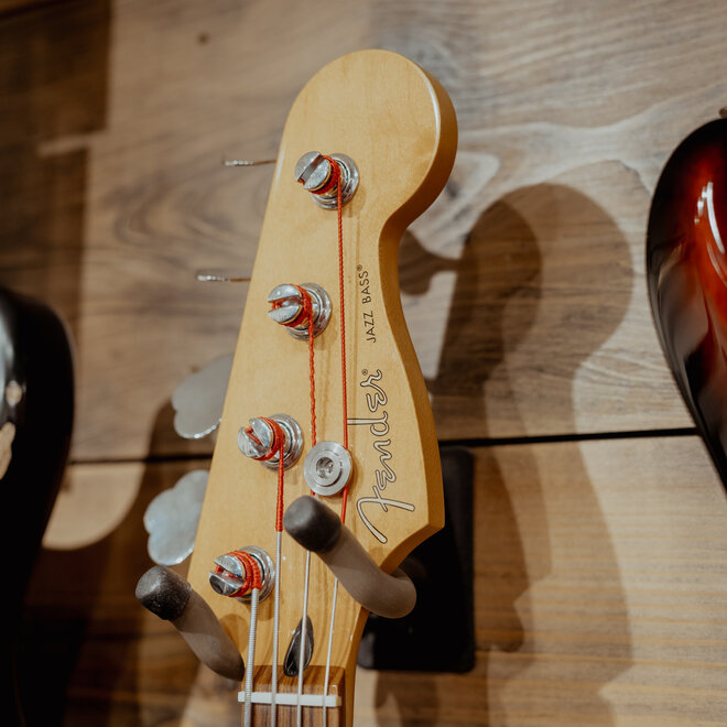 Fender JB Custom Fretless Jazz PJ Bass, Pau Ferro Fingerboard, 3-Color Sunburst