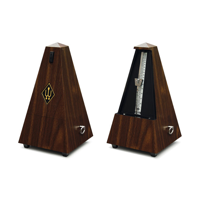 Wittner Maelzel Plastic Case Metronome, Walnut