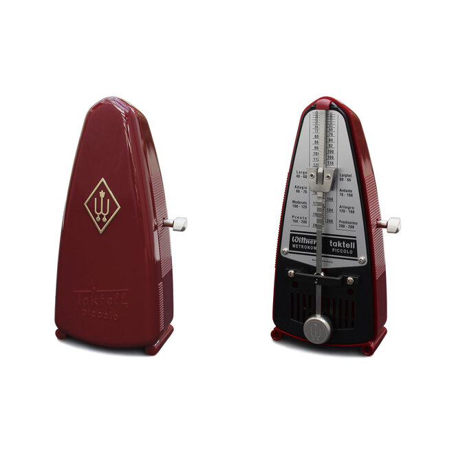 Wittner Taktell Piccolo Plastic Case Metronome, Ruby Red