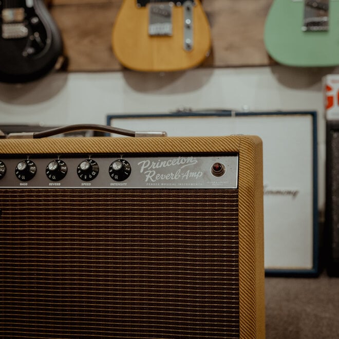 Fender '65 Princeton Reverb Limited Edition, Tweed w/Cover & Footswitch