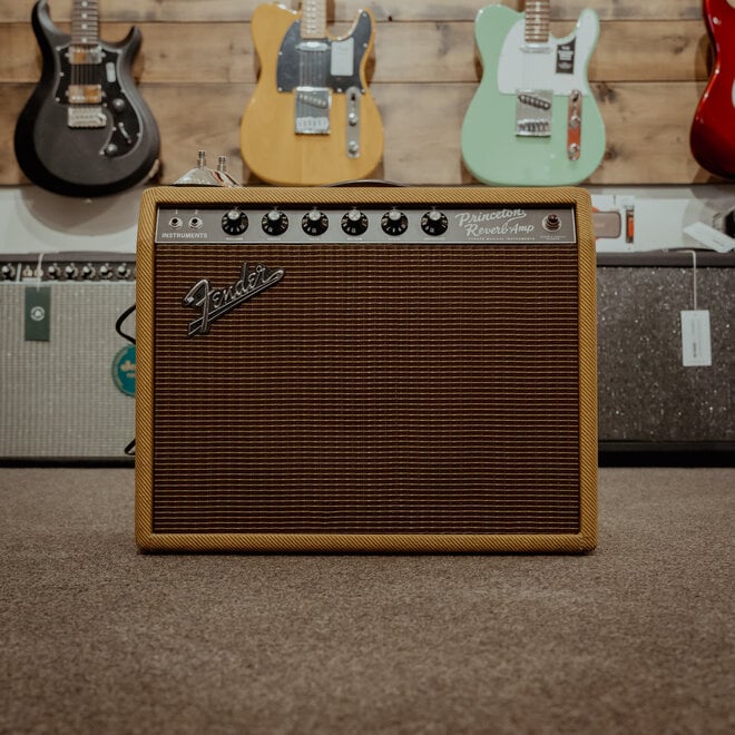 Fender '65 Princeton Reverb Limited Edition, Tweed w/Cover & Footswitch