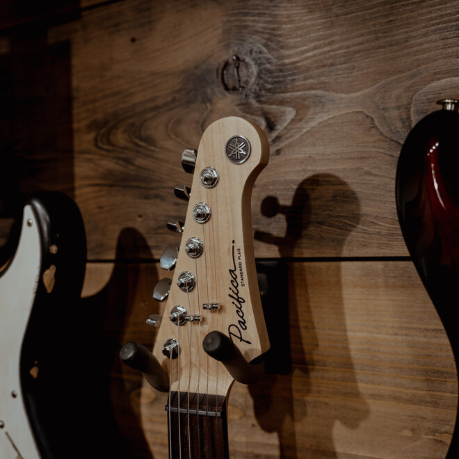 Yamaha PACS+12 Pacifica Standard Plus Electric Guitar, Rosewood, Black *Finish Flaw*