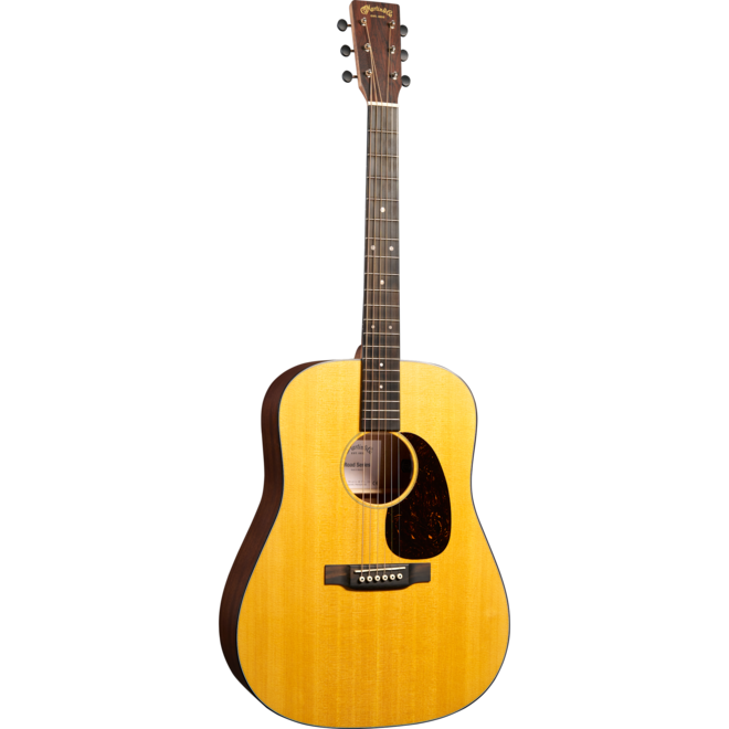 Martin D-10E Retro Road Series Dreadnought Acoustic-Electric Guitar, Solid Spruce/Solid Sapele, w/Gigbag