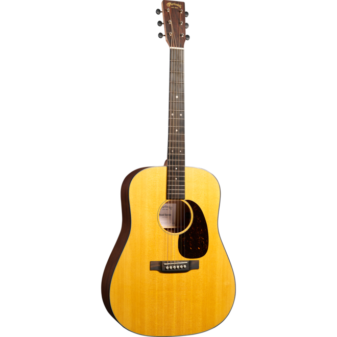 Martin D-10E Retro Road Series Dreadnought Acoustic-Electric Guitar, Solid Spruce/Solid Sapele, w/Gigbag