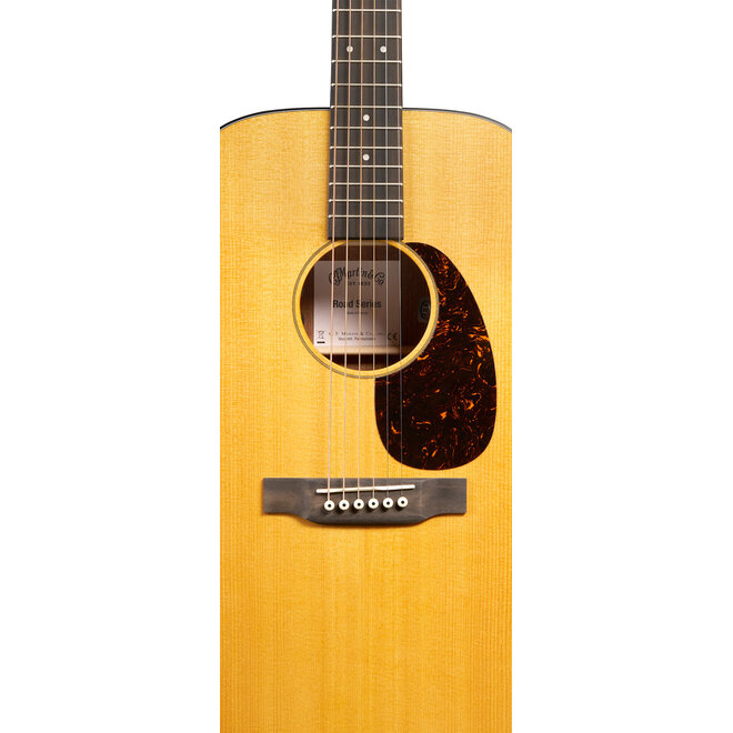 Martin 000-10E Retro Road Series Auditorium Acoustic-Electric Guitar, Solid Spruce/Solid Sapele, w/Gigbag