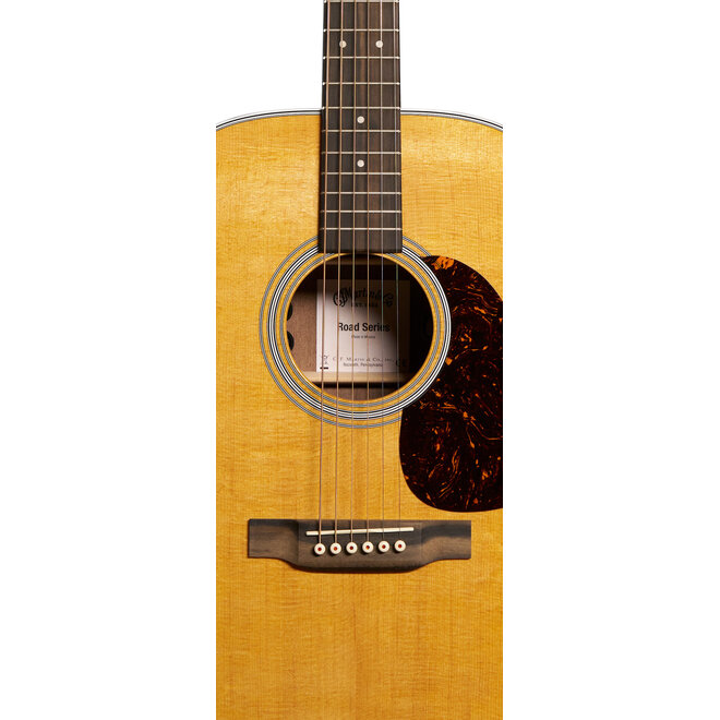 Martin D-13E Retro Road Series Dreadnought Acoustic-Electric Guitar, Solid Spruce/Solid Black Walnut, w/Gigbag