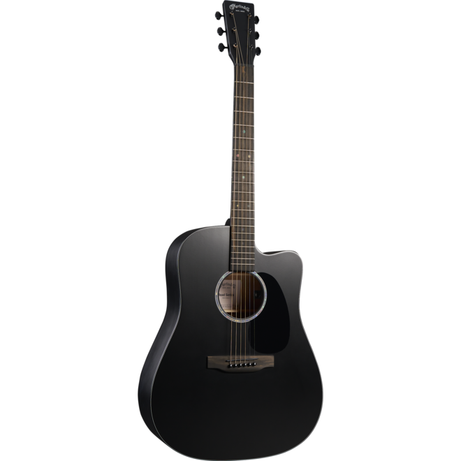 Martin DC-10E Modern Road Series Cutaway Acoustic-Electric Guitar, Solid Spruce/Sapele, Black Finish, w/Gigbag