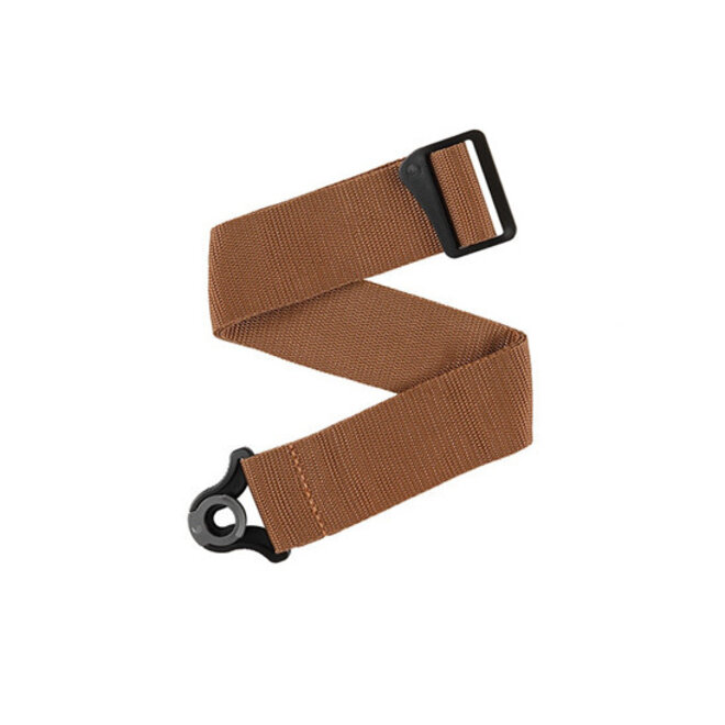 D'Addario 2” Auto Lock Polypro Guitar Strap, Brown
