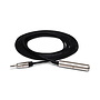 Hosa HXSM-010 Pro Headphone Adaptor Cable, REAN 1/4" TRS to 3.5mm TRS, 10'