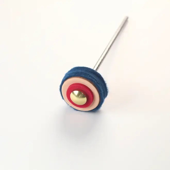 Dragonfly 2-Toned Leather/Fleece Bass Drum Beater