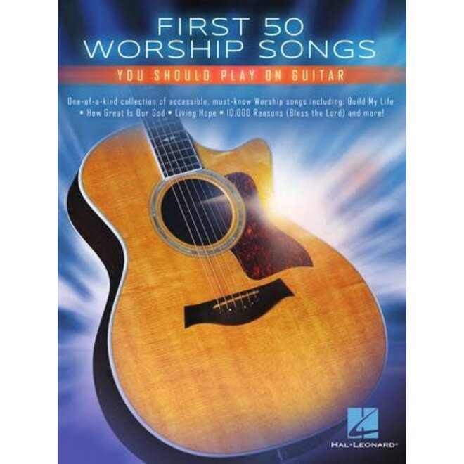 Hal Leonard First 50 Worship Songs You Should Play on Guitar