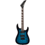 Jackson JS Series Dinky JS20 DKQ 2PT Electric Guitar, Amaranth Fingerboard, Transparent Blue Burst
