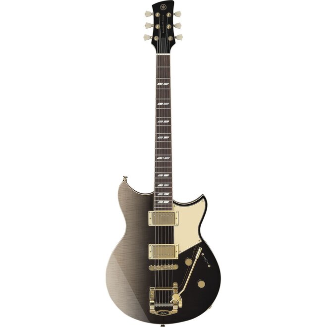 Yamaha Limited Edition 60th Anniversary Revstar RSP20B Electric Guitar, Flame Maple Top, Noble Black Burst, w/Deluxe Hardshell Case