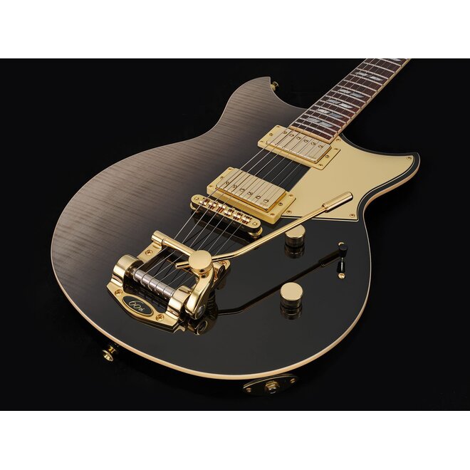 Yamaha Limited Edition 60th Anniversary Revstar RSP20B Electric Guitar, Flame Maple Top, Noble Black Burst, w/Deluxe Hardshell Case