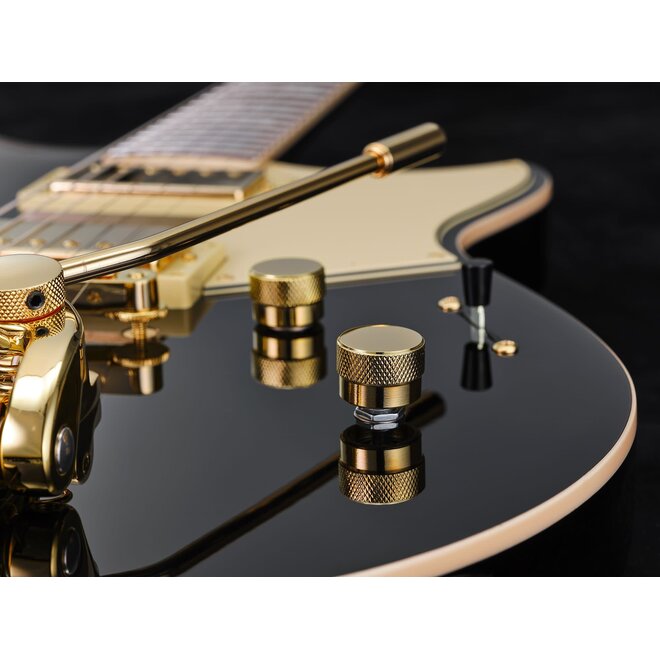 Yamaha Limited Edition 60th Anniversary Revstar RSP20B Electric Guitar, Flame Maple Top, Noble Black Burst, w/Deluxe Hardshell Case