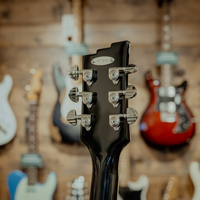 Duesenberg Starplayer TV Semi-Hollowbody Electric Guitar, Black, w/Case