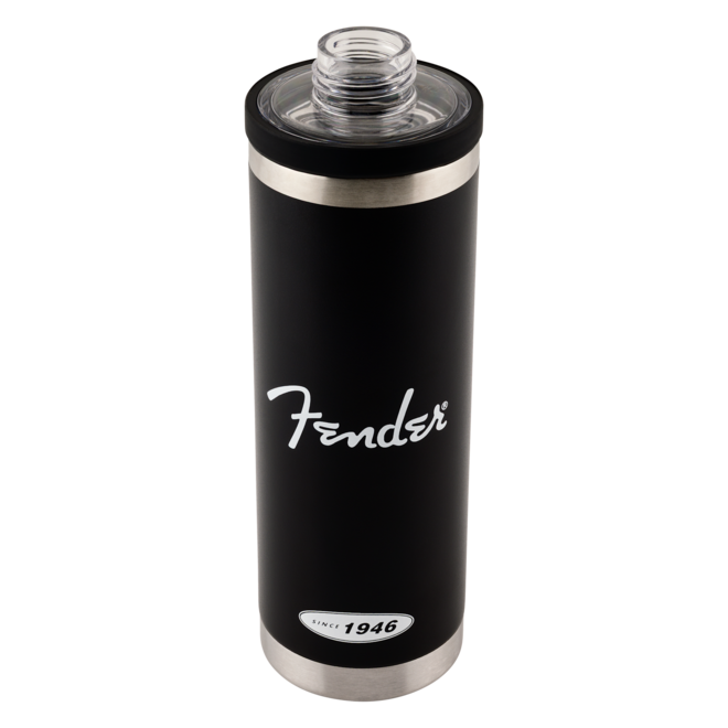 Fender Since 1946 Stainless Steel Water Bottle, Black