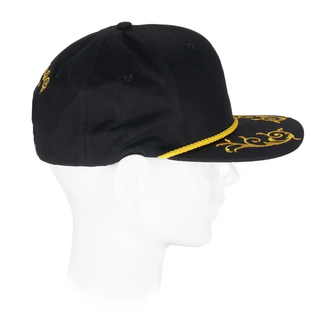 Martin Modern Heritage Snapback Hat, Black/Gold