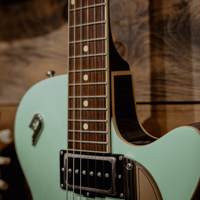 Duesenberg Starplayer TV Semi-Hollowbody Electric Guitar, Surf Green, w/Hardshell Case