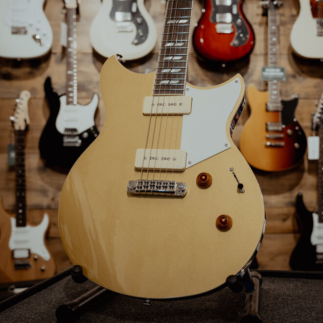 Yamaha RS02CB Chris Buck Signature Revstar Electric Guitar, Honey Gold, w/Deluxe Gigbag