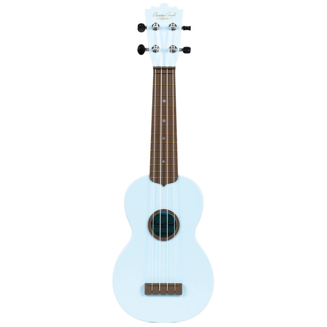 BeaverCreek Ulina Soprano Ukulele, Baby Blue, w/Gigbag