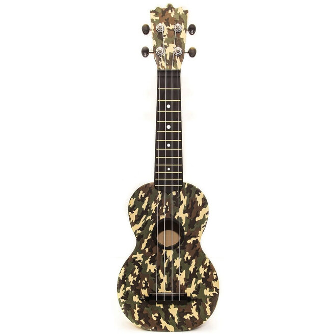 BeaverCreek Ulina Soprano Ukulele, Camo, w/Gigbag