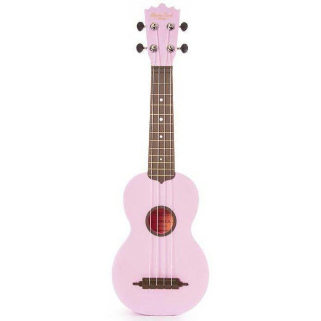 BeaverCreek Ulina Soprano Ukulele, Pink, w/Gigbag