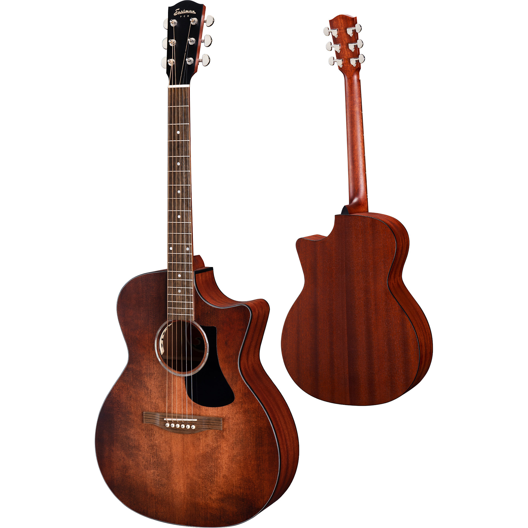 Eastman PCH1-GACE Grand Auditorium Acoustic-Electric Guitar, Solid Sitka Spruce Top, Classic, w/Gigbag