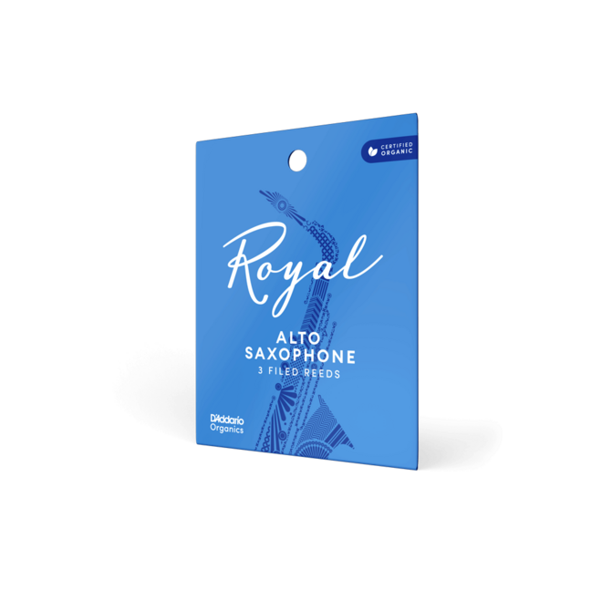D'Addario Royal Organic Alto Saxophone Reeds (3 Pack)