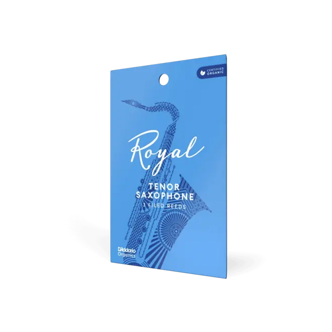 D'Addario Royal Organic Tenor Saxophone Reeds (3 Pack)