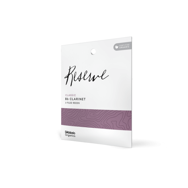 D'Addario Organic Reserve Classic Bb Clarinet Reeds (3 Pack)