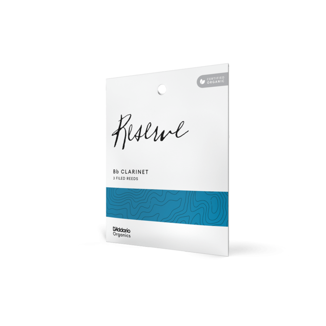 D'Addario Organic Reserve Bb Clarinet Reeds (3 Pack)
