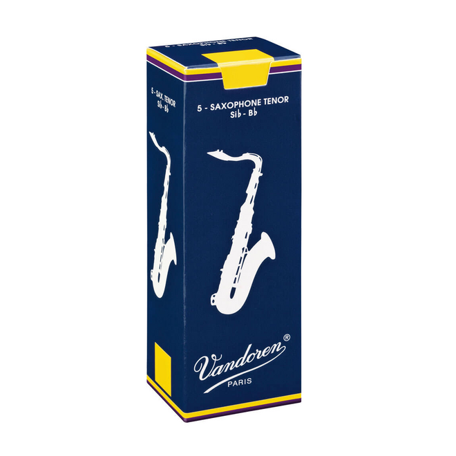 Vandoren Traditional Tenor Saxophone Reeds (5 Pack)