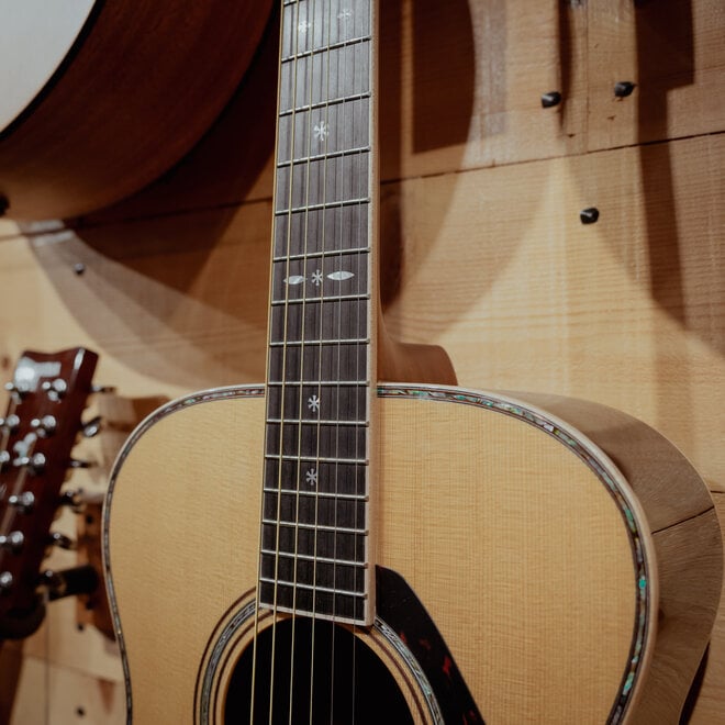 Yamaha LS36 ARE II Folk Acoustic Guitar, Solid Engelmann Spruce/Solid Indian Rosewood, w/Hardshell Case