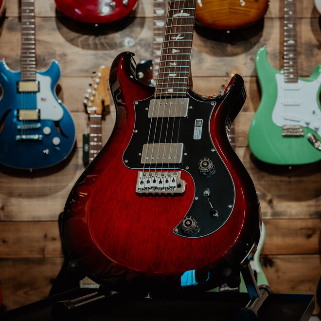 PRS S2 Standard 24 Electric Guitar, Pattern Thin Neck, Scarlett Sunburst, Gigbag