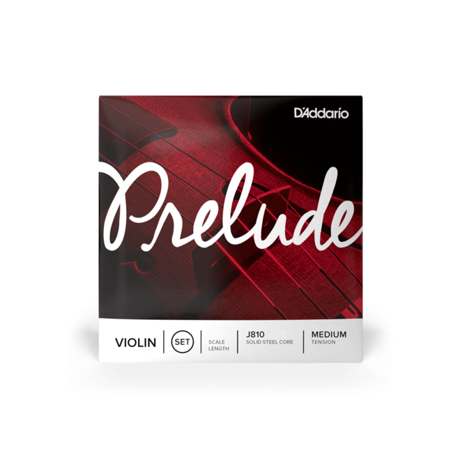 D'Addario Prelude Violin String Set, Medium Tension