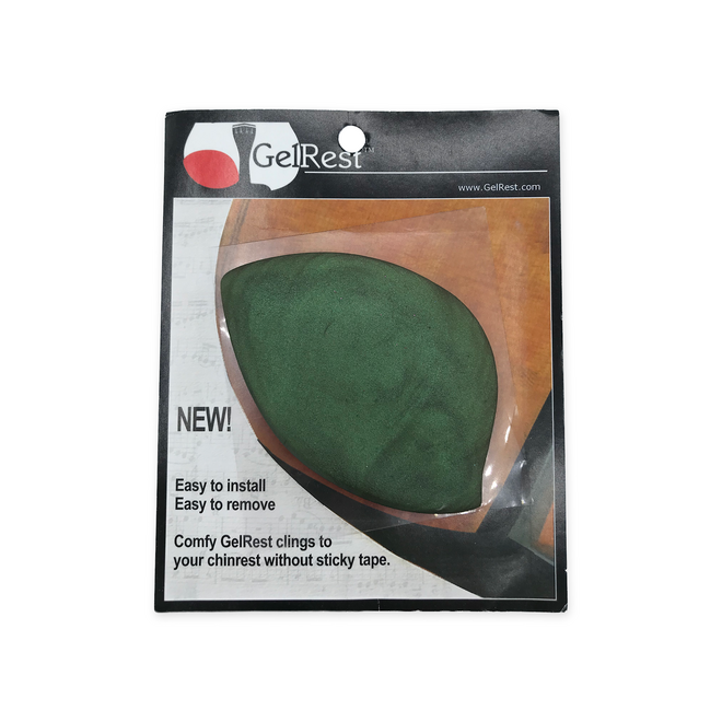 GelRest Violin Chinrest Cushion, Guarnerius Model, 1/2, Jade