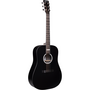 Martin DX Johnny Cash Dreadnought Acoustic Guitar, All Black HPL, w/Gigbag