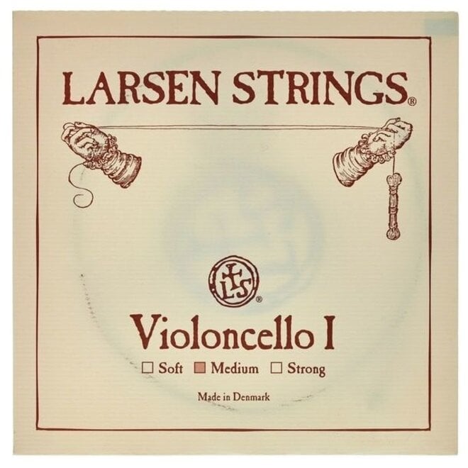 Larsen Strings Original Cello Single D String, Medium Tension, 4/4