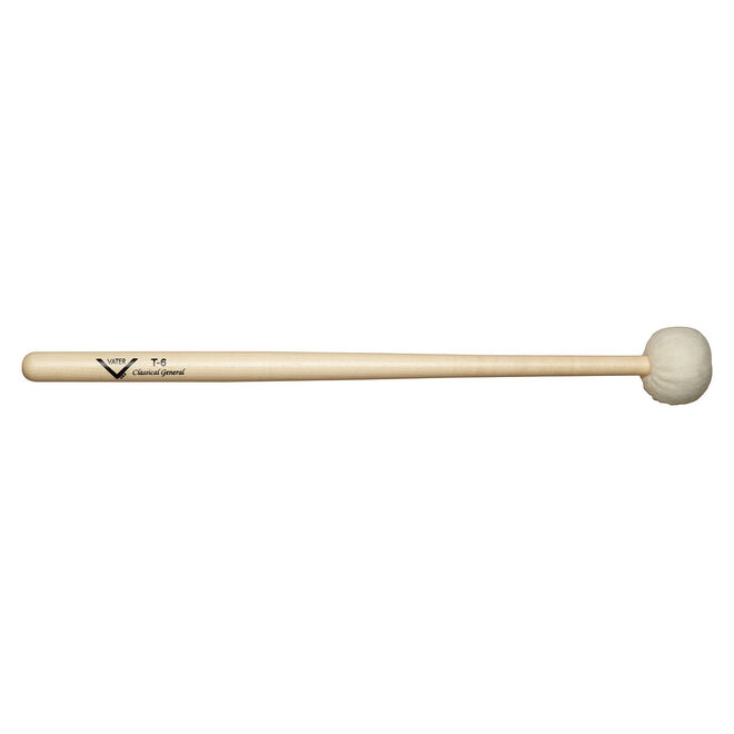 Vater T6 Classical General Timpani, Drumset & Cymbal Mallet, Pair