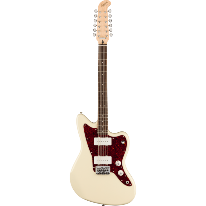Squier Paranormal Jazzmaster XII, Laurel Fingerboard, Olympic White