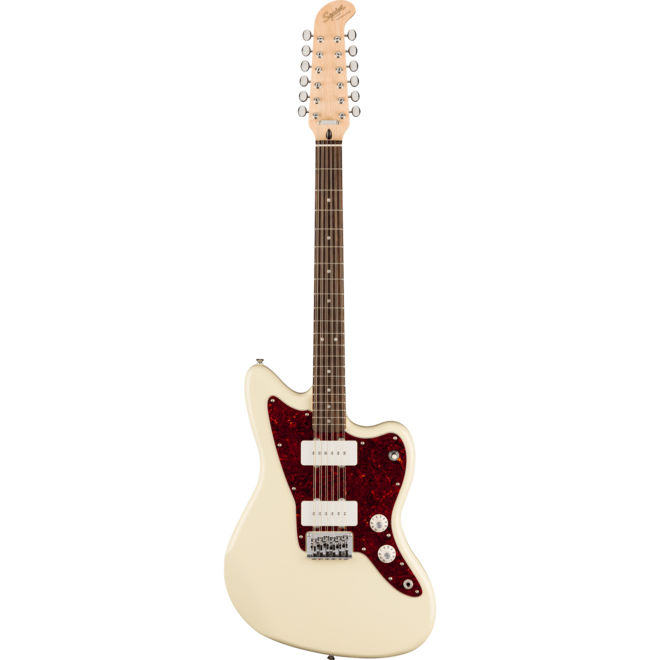Squier Paranormal Jazzmaster XII, Laurel Fingerboard, Olympic White