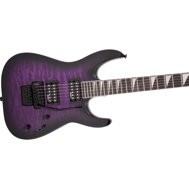 Jackson JS Series Dinky Arch Top JS32Q DKA, Amaranth Fingerboard, Transparent Purple Burst