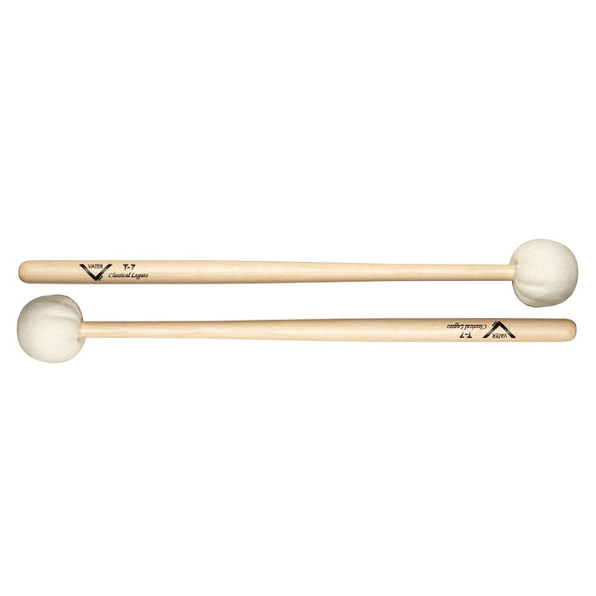 Vater T7 Classical Legato Timpani, Drumset & Cymbal Mallet, Pair
