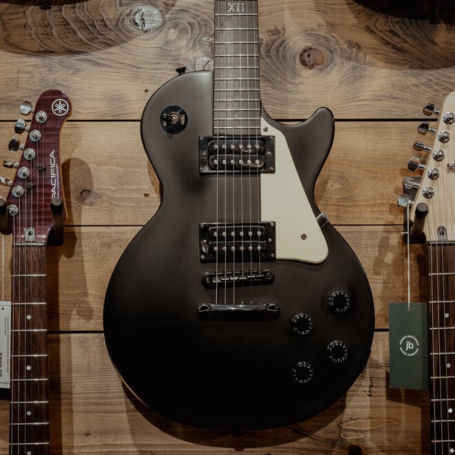 Epiphone Les Paul Studio Gothic Electric, Black w/Deluxe Hardcase